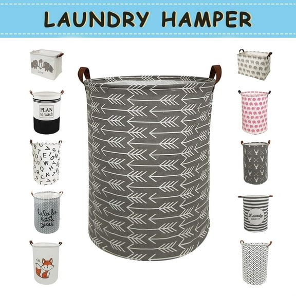 Howarmer Large Canvas Laundry Hamper