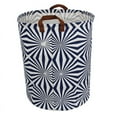 thumbnail image 1 of Howarmer Storage baskets, 19.7" Large Capacity Collapsible Round Storage Bin /Large Waterproof Hamper /Clothes Laundry Hamper / Storage Bin for s Bedroom Bathroom( Blue Pattern ), 1 of 7