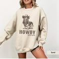 thumbnail image 1 of Howdy Basset Hound Sweatshirt, Basset Hound, Basset Hound Sweatshirt, Basset Hound Mom, Basset Hound Lover, Basset Hound , Cowboy Dog Tshirt All Size S-5XL, 1 of 5