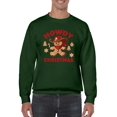thumbnail image 1 of Howdy Christmas Cowboy Gingerbread Men's Sweatshirt, 1 of 4