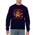 thumbnail image 1 of Howdy Christmas Cowboy Gingerbread Men's Sweatshirt, 1 of 4
