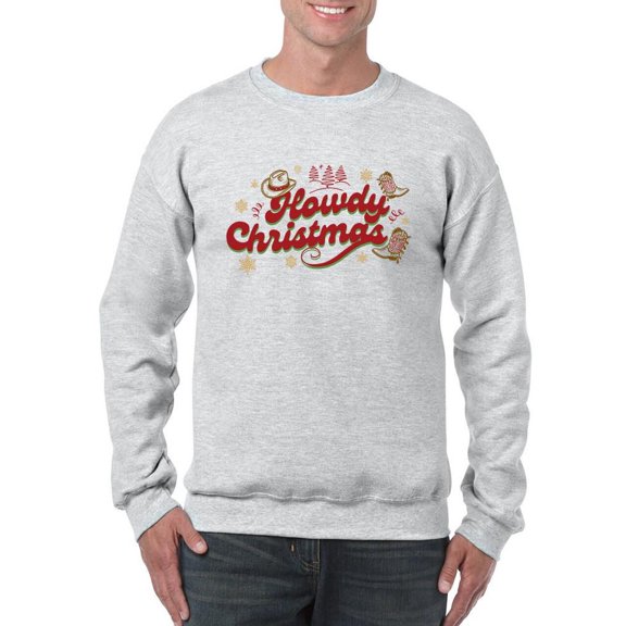Howdy Christmas Cowboy Men's Sweatshirt