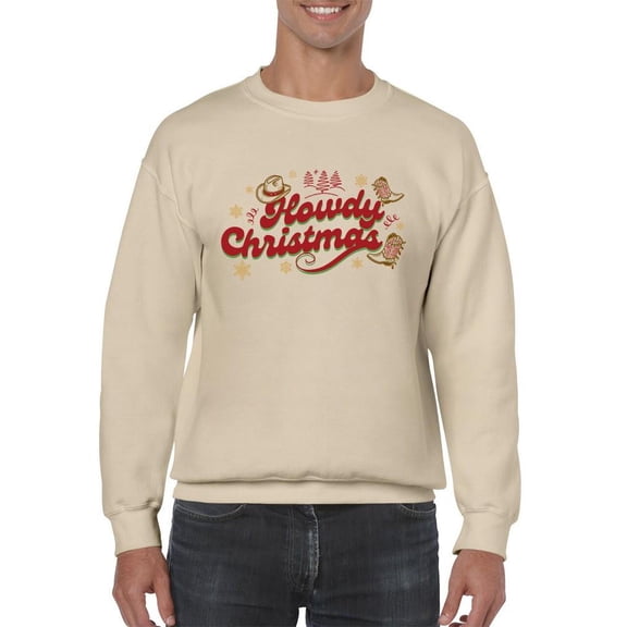 Howdy Christmas Cowboy Men's Sweatshirt