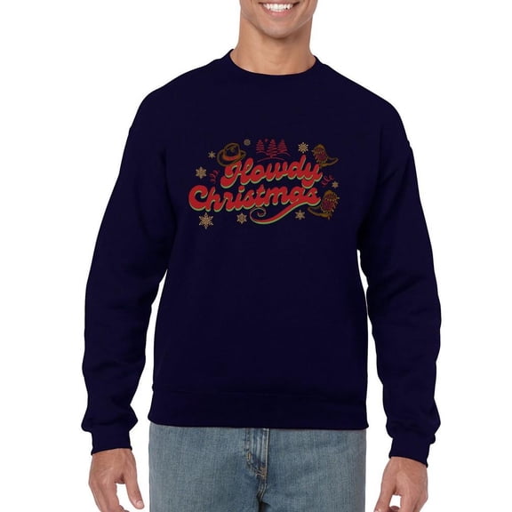 Howdy Christmas Cowboy Men's Sweatshirt