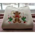 thumbnail image 1 of Howdy Christmas Gingerbread Embroidered Sweatshirt, Western Christmas Shirt, Cowboy Christmas Shirt, Cowgirl Christmas, 1 of 4