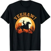 Howdy Cowboy Rodeo Riding Lover Saying Yeehaw! Gift T-Shirt