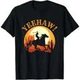 thumbnail image 1 of Howdy Cowboy Rodeo Riding Lover Saying Yeehaw! Gift T-Shirt, 1 of 6