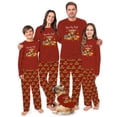 thumbnail image 1 of Howdy Fall Highland Cow Family Thanksgiving Pj, Pumpkin Family And Dog PJs, Plus Sizes, 1 of 7