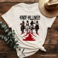 thumbnail image 1 of Howdy Halloween Cowgirl Women T-Shirt, Empowered Western Spooky Tee, 1 of 10