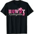 thumbnail image 1 of Howdy Kindergarten Back To school Teacher T-Shirt Casual Short Sleeve Shirt, 1 of 4