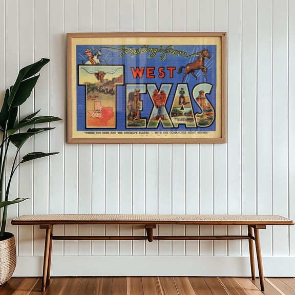 Howdy Maroon Texas Southwestern Dorm Graduation Gift Wall Art, Unframed Canvas Size 12x18