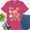 thumbnail image 1 of Howdy Partners Teacher Shirt – Western Classroom Cowboy Graphic Tee , Berry, S, 1 of 6