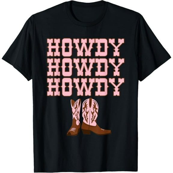 Howdy Rodeo Western Country Southern Cowgirl T-Shirt