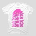 thumbnail image 1 of Howdy Rodeo Western Country Southern Cowgirl T-shirt M2985668, Up to Size 5XL, 1 of 3
