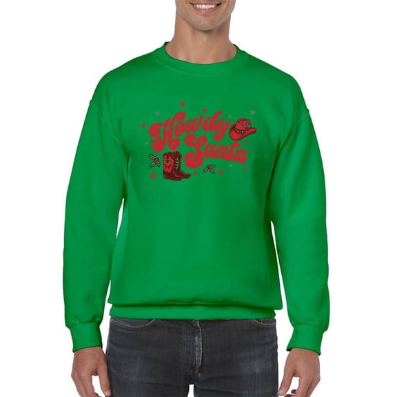 Howdy Santa - Western Christmas Men's Sweatshirt