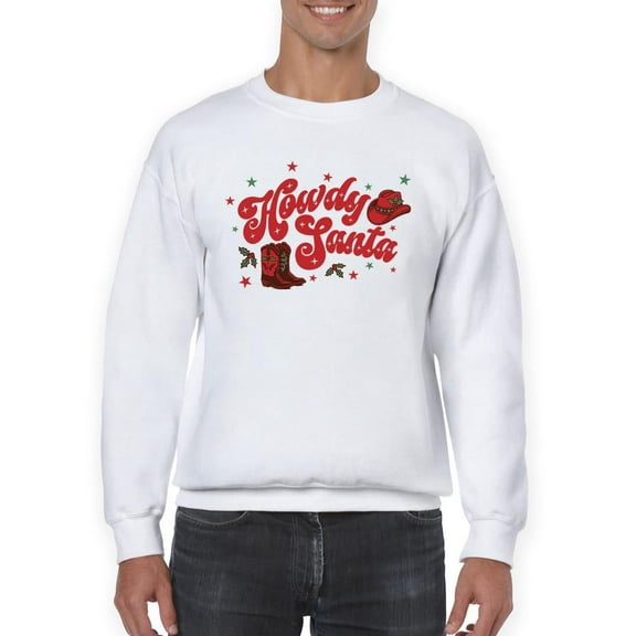 Howdy Santa - Western Christmas Men's Sweatshirt