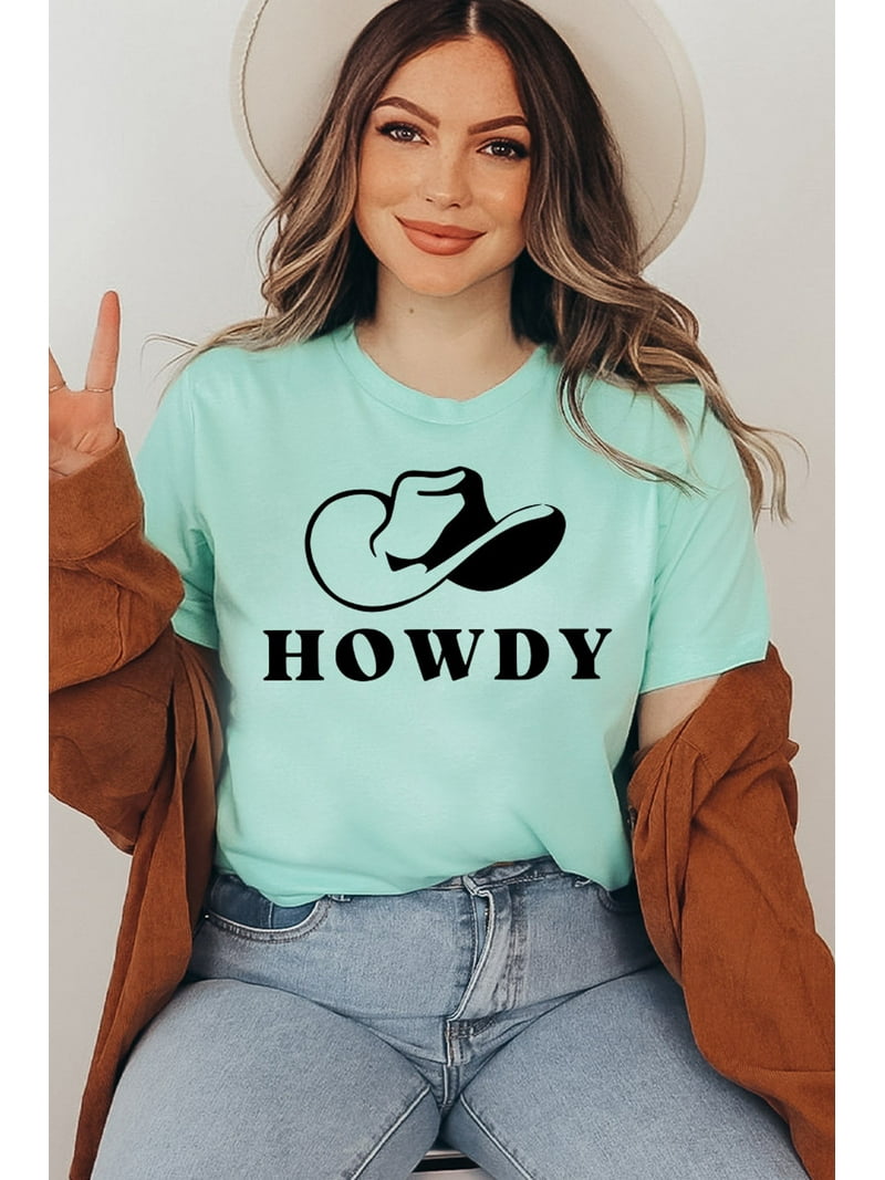 Howdy Shirt Country T Western T-shirt Southern Graphic Tee Texas