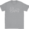 thumbnail image 1 of Howdy T-Shirt Funny Cowboy Cowgirl Boots Country Music Graphic Tee - Heather Grey, L, 1 of 1