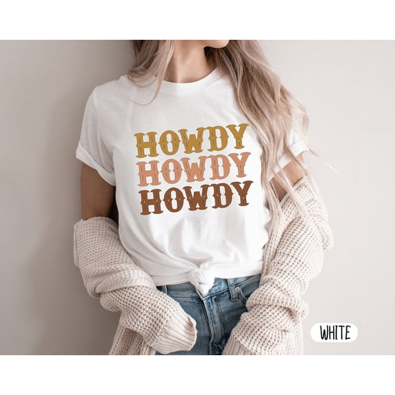 Howdy T-Shirt, Rodeo Shirt, Cowgirl Shirtwestern Shirt, Southern Shirt, Retro Shirt, Boho Tee, Wrangler Shirt, Country Shirt Farm Life Shirt