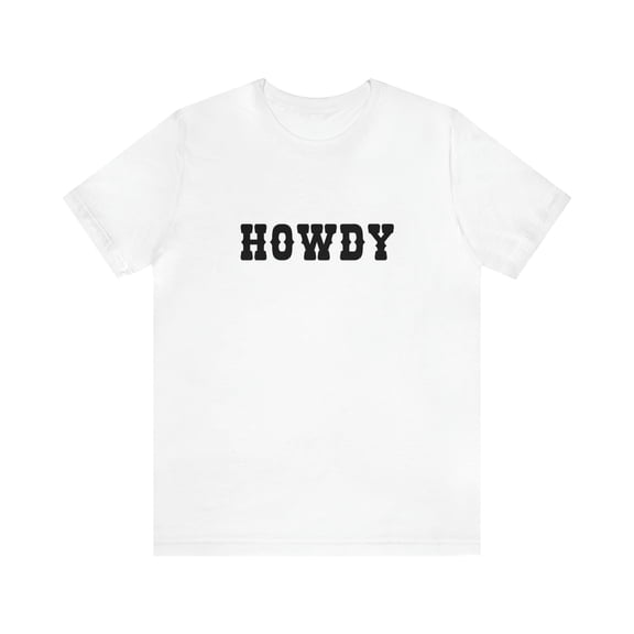 Howdy Western Inspired Tee