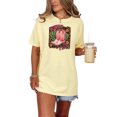 thumbnail image 1 of Howdy Yall T-Shirt Fun Western Tee Graphic Cowboy Boots and Cactus Design Leopard Print Country Casual Shirt, Butter Comfort Colors T-Shirt, XL, 1 of 1
