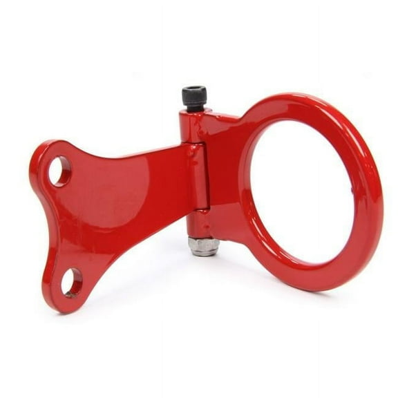 Howe 9020 Universal Steel Bolt-On Tow Hook, Red Paint