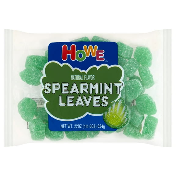 Howe Spearmint Leaves Mint Candy, 22 oz, Bag