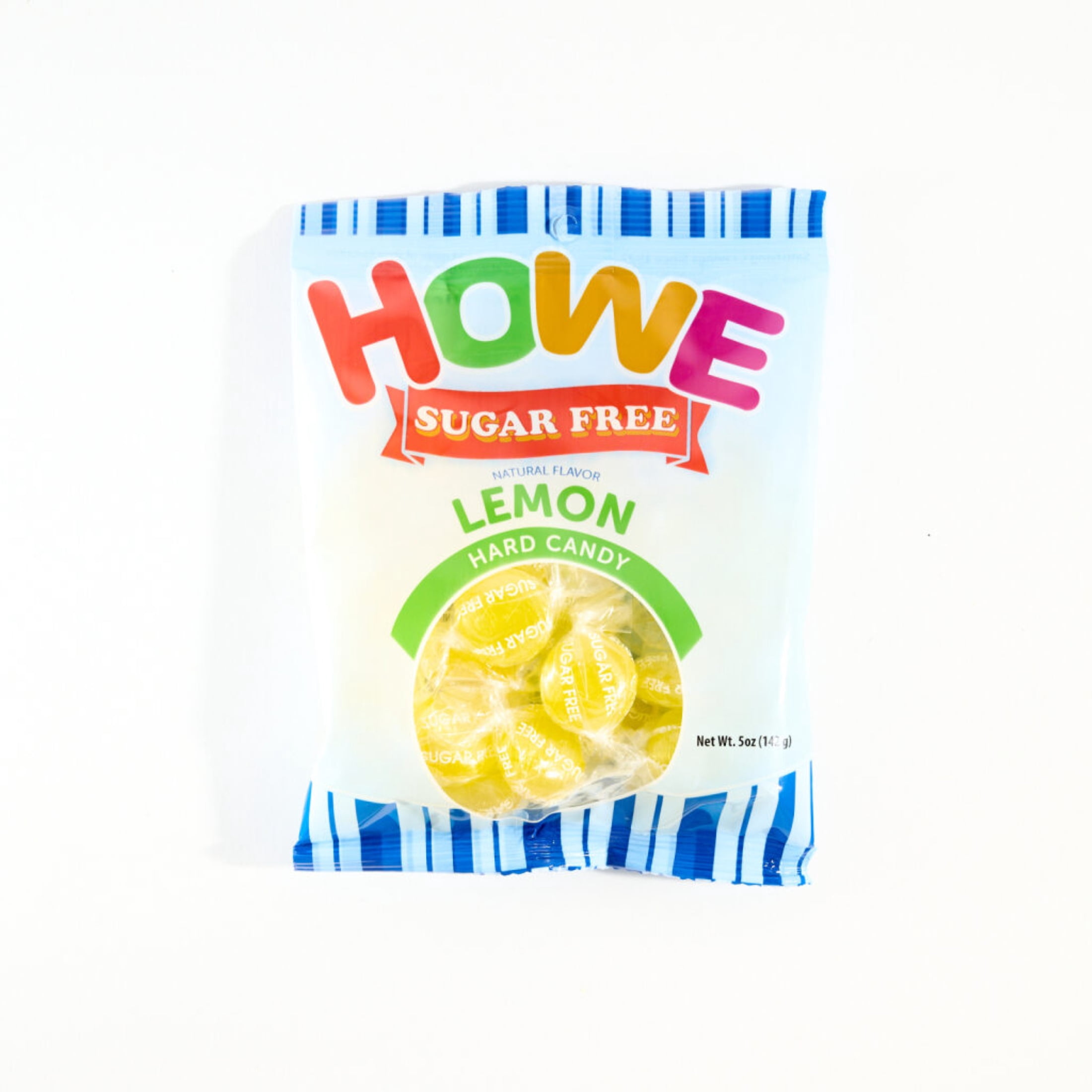 Howe Sugar Free Lemon Buttons Hard Candy, 5 oz, Bag