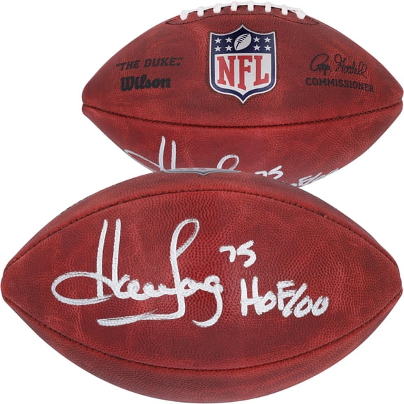 Howie Long Oakland Raiders Autographed Duke Full Color Football with "HOF 2000" Inscription - Fanatics Authentic Certified