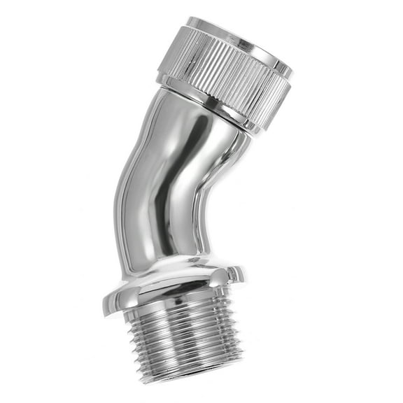 Howish 1/2" Elbow Adapter 2pcs Copper 1/2 Shower Elbow Adapter for Bathroom Silver(2.56"X0.91"X0.91")