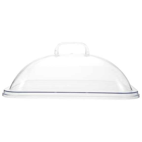 Howish Acrylic Dust Cover Acrylic Cake Dome Cover Pastry Tray Clear Food Display(12.2"X9.45"X5.12")