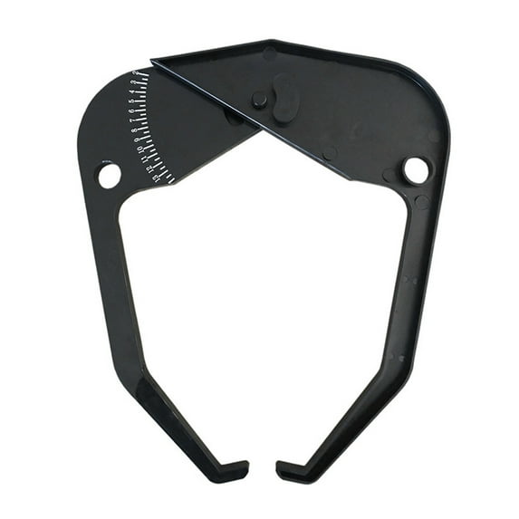 Car Tire Caliper Car Tire Caliper Car Wheel Balancer Caliper Rim Width Measuring Ruler Tool Tire Scale Balancing Machine Accessories (Black)(15.75"X13.39"X0.98")