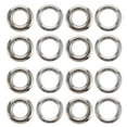 thumbnail image 1 of Howish Curtain Grommets 100pcs Drapery Eyelet Rings Blackout Curtain Liner for Window Drapery Rods(0.35"X0.35"X0.16"), 1 of 8