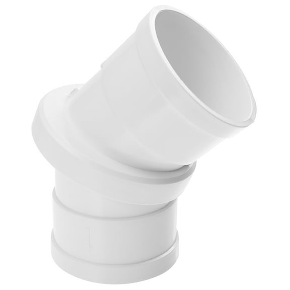 Howish Drain Pipe Joint PVC Sewer Drain Elbow Fitting for Home Improvement - 360 Degree Adjustable(5.91"X3.35"X3.35")