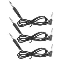 Howish Guitar Audio Cable 3pcs Guitar Cables 6.35mm Audio Universal Speaker Connection Cable(39.37"X1.18"X0.39")