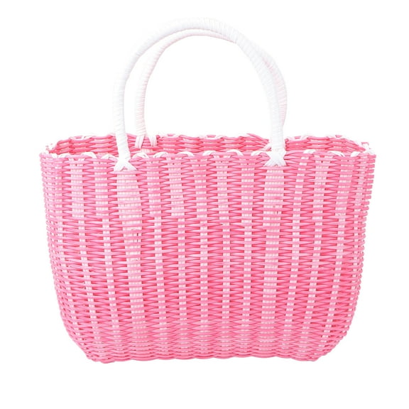 Howish Hand Basket Woven African Market Basket Tote Bag - Big Capacity!(13.78"X9.45"X5.51")