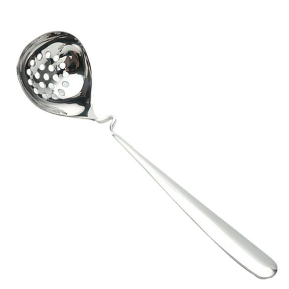 Howish Kitchen Scoop Stainless Steel Hot Pot Ladle with Slotted Spoon(8.27"X2.28"X1.18")