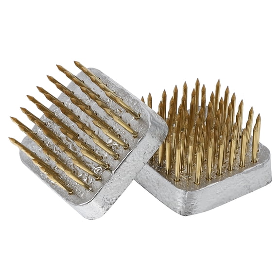 WRISTBIQUE Zen Inspired Flower Arrangement Tools Set, 2 Pieces, Compact 1.2 x 1.2 x 0.9 Inch Design for Floral Crafting