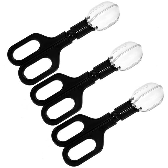 Pooper Scooper 3Pcs Snake Tongs & Reptile Feeding Clamp Set for Gecko Lizard & Cricket Keeper(7.09"X2.68"X1.57")