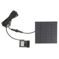 thumbnail image 1 of Howish Solar pump 6V 0.8W Solar Bird Bath Fountain Pump for Pool Garden Birdbath (Black)(4.53"X4.53"X1.97"), 1 of 8