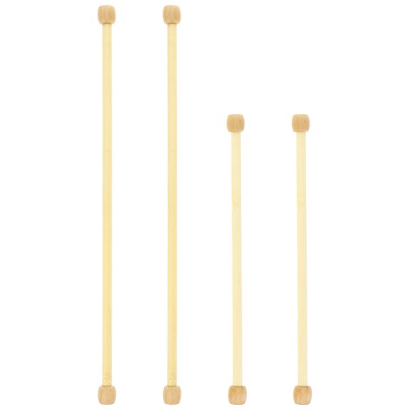 WRISTBIQUE Bamboo Tapestry Rods 4Pcs 12.6x0.6In