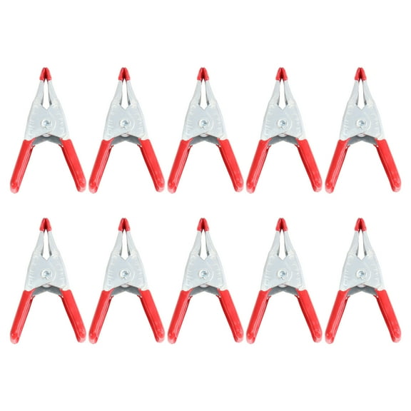 Howish Tent Clamp 10pcs Heavy Duty Spring Clamps Jaw Opening Clips(2.01"X1.18"X0.59")