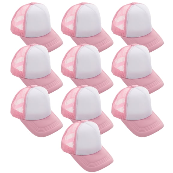 WRISTBIQUE Mesh Ball Cap Pink PVC 10Pack