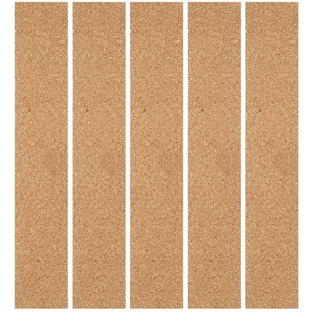 Howish cork board strips 5pcs Cork Bulletin Bar Strip for Office and Home Pin Board(11.81"X1.97"X0.24")