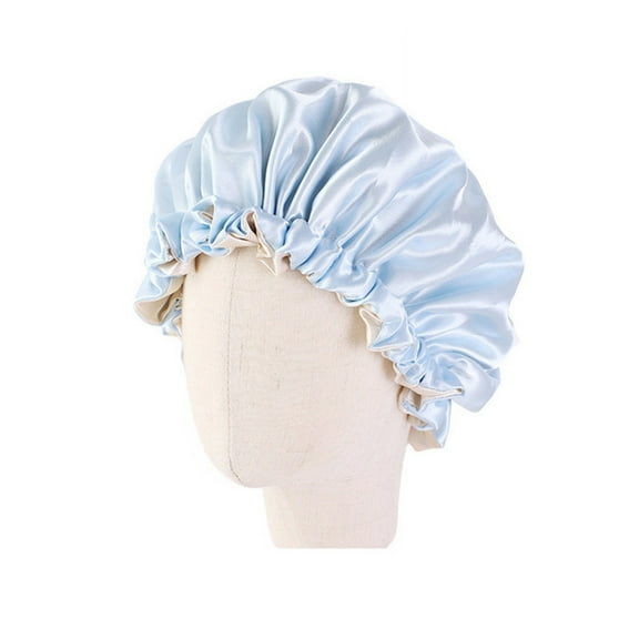 Howish kids sleeping hat Satin Sleep Cap Double Layer Hair Care Bonnet for Kids(10.63"X3.94"X0.08")