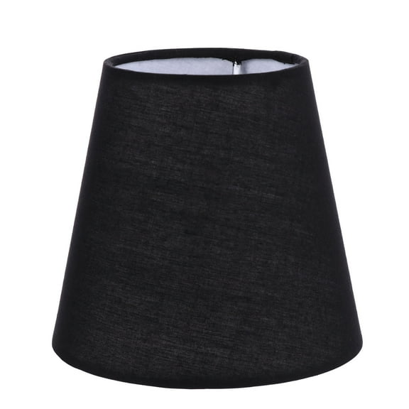 Howish lamp shade Black Cloth Lampshade for Clip-on Bulb Wall Light,cloth(5.51"X5.12"X5.12")