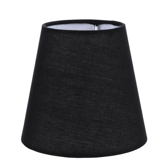 Howish lamp shade Black Cloth Lampshade for Clip-on Bulb Wall Light,cloth(5.51"X5.12"X5.12")