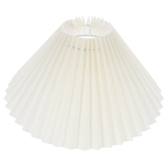 Minkissy Vintage Style Pleated Lampshade for Chandelier or Bedside Table, 9.84" x 9.84" x 6.3" - Design