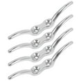 thumbnail image 1 of Howish rope cleat 4pcs Boat Cleats Boat Dock Cleats 316 Stainless Steel Boat Mooring Accessories(4.33"X0.98"X0.51"), 1 of 8