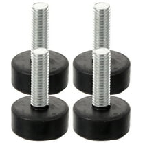 Howish table feet 4Pcs Rubber Feet Pad Screw-In Round Bumpers for Furniture(1.38"X0.98"X0.98")